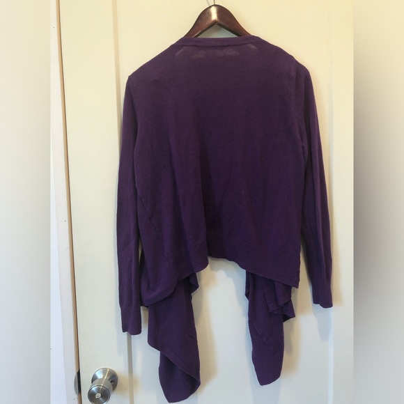 Purple Peter Nygard open cardigan - Picture 4 of 5